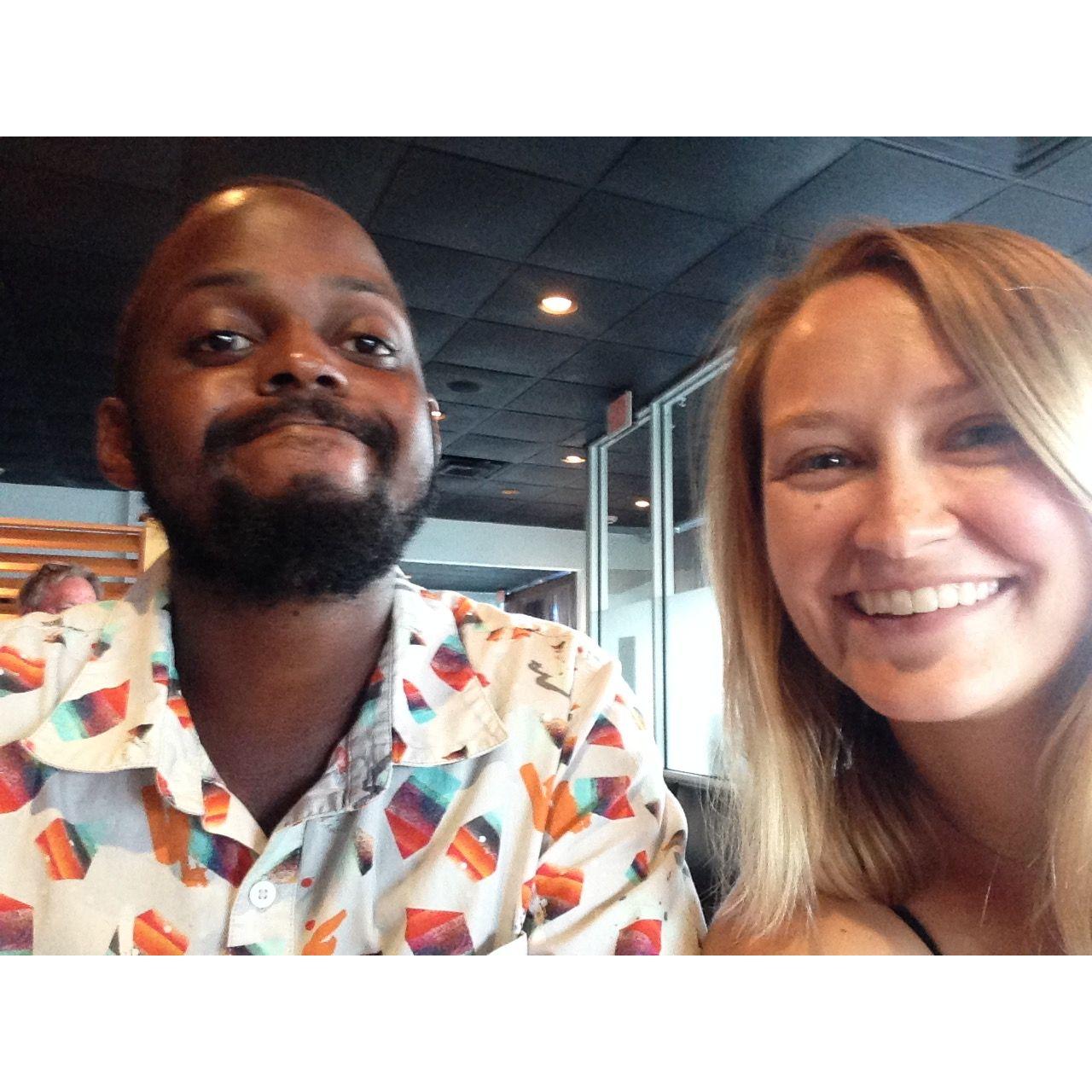 On our second date