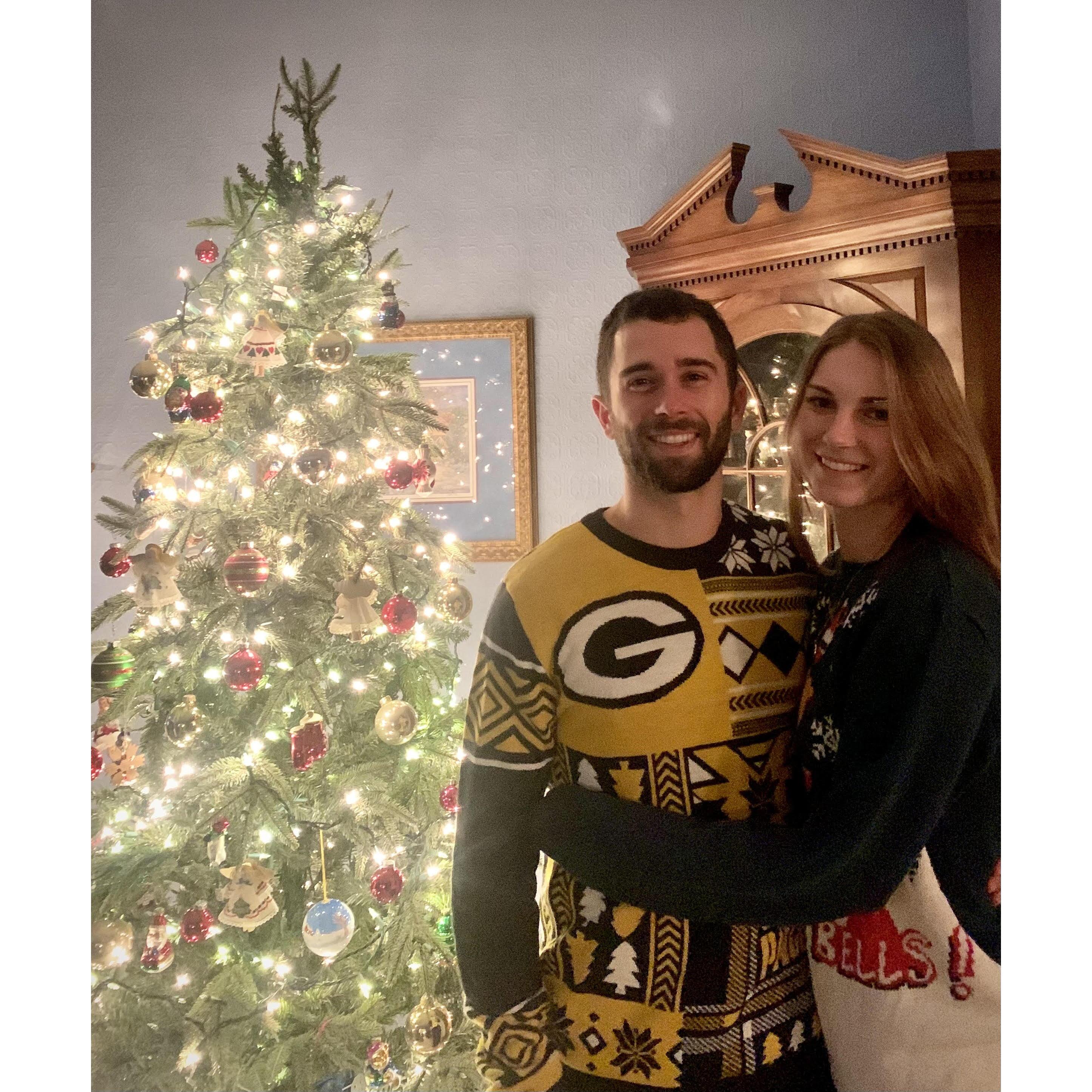 December 2021 - Spending Christmas together in Pete's hometown of Williamston, Michigan (God's Country, according to Pete).