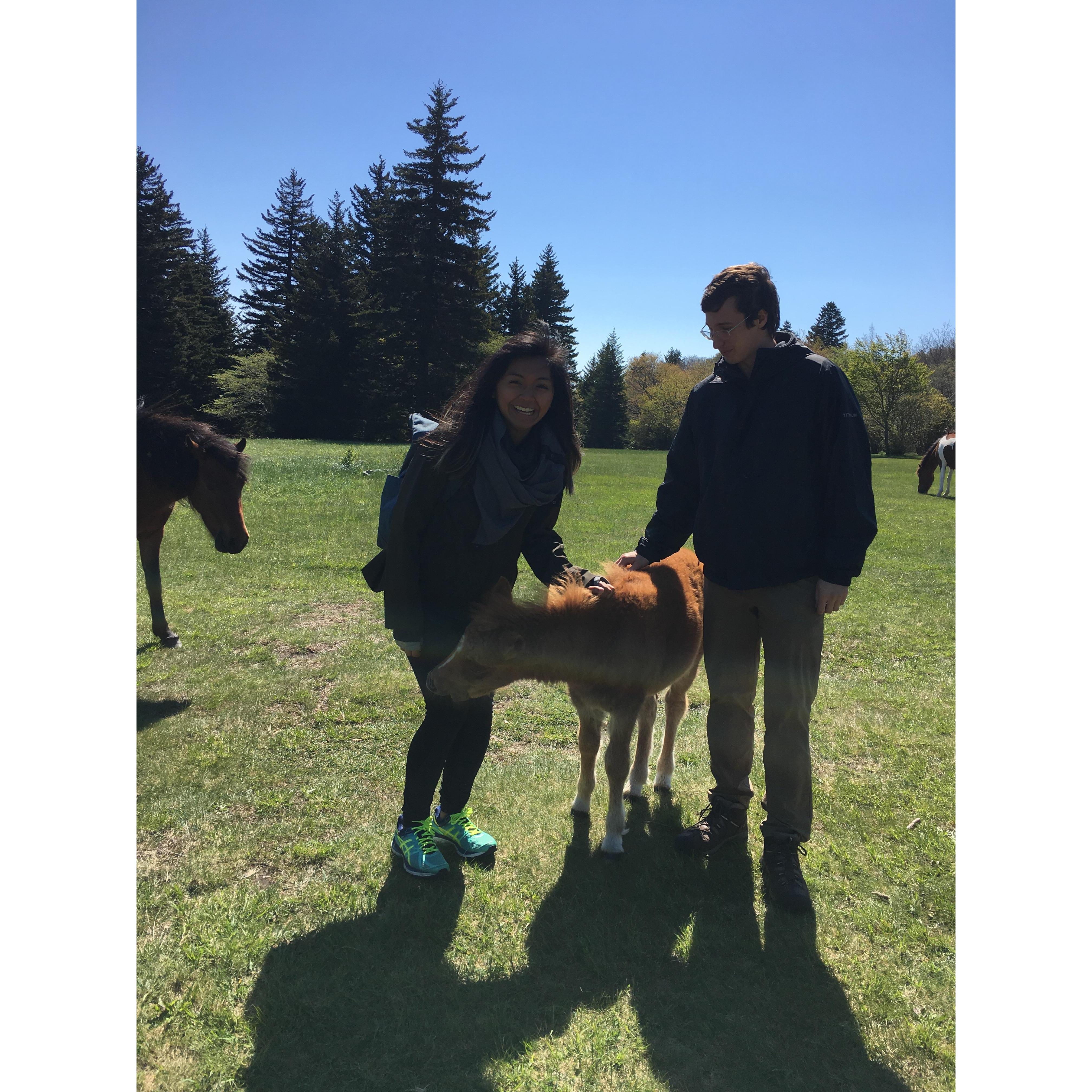 The first time we went camping together!