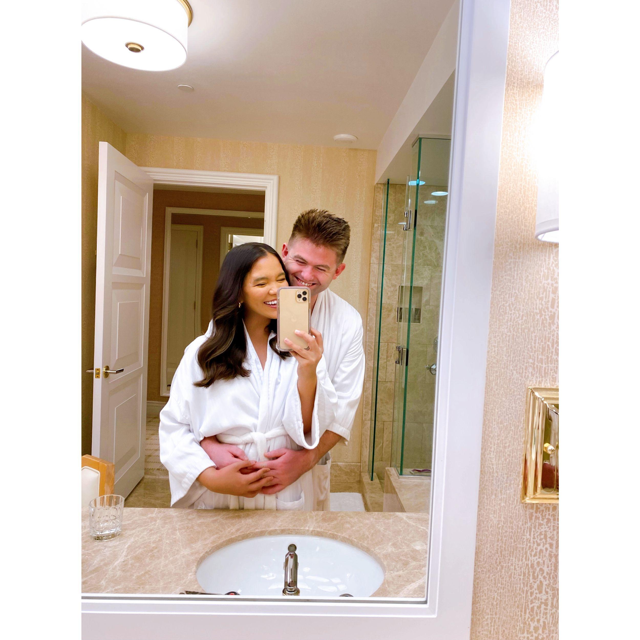 Celebrated Joe's birthday with a staycation at Encore!