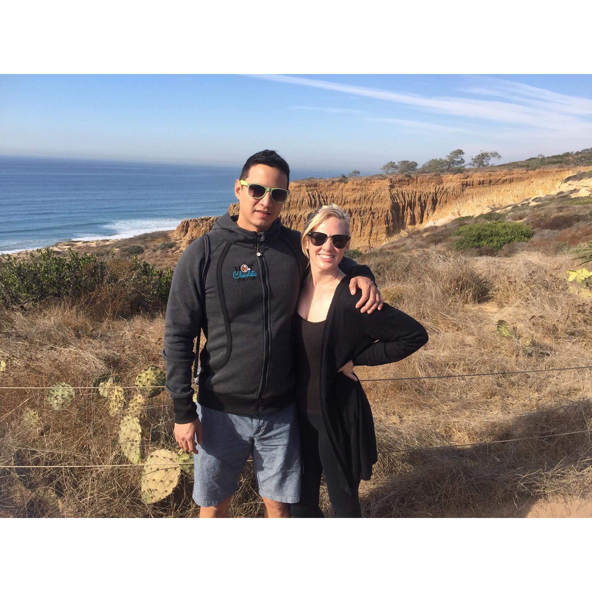 Hiking in San Diego, CA 
December 2017