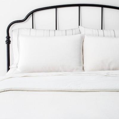 Full Comforter Set Sour Cream with Yellow Border - Hearth & Hand™ with Magnolia