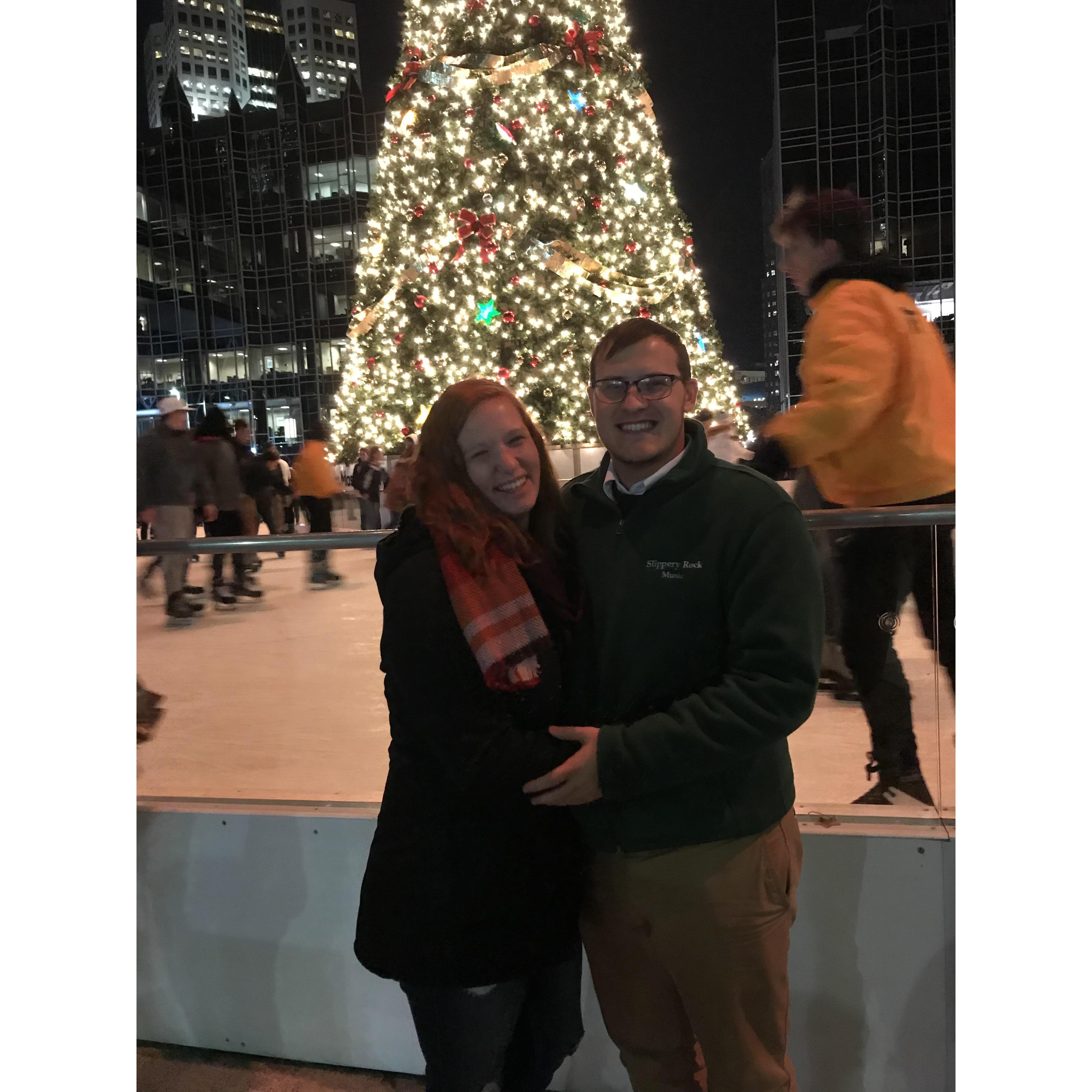Our first of many Light Up Nights in Pittsburgh