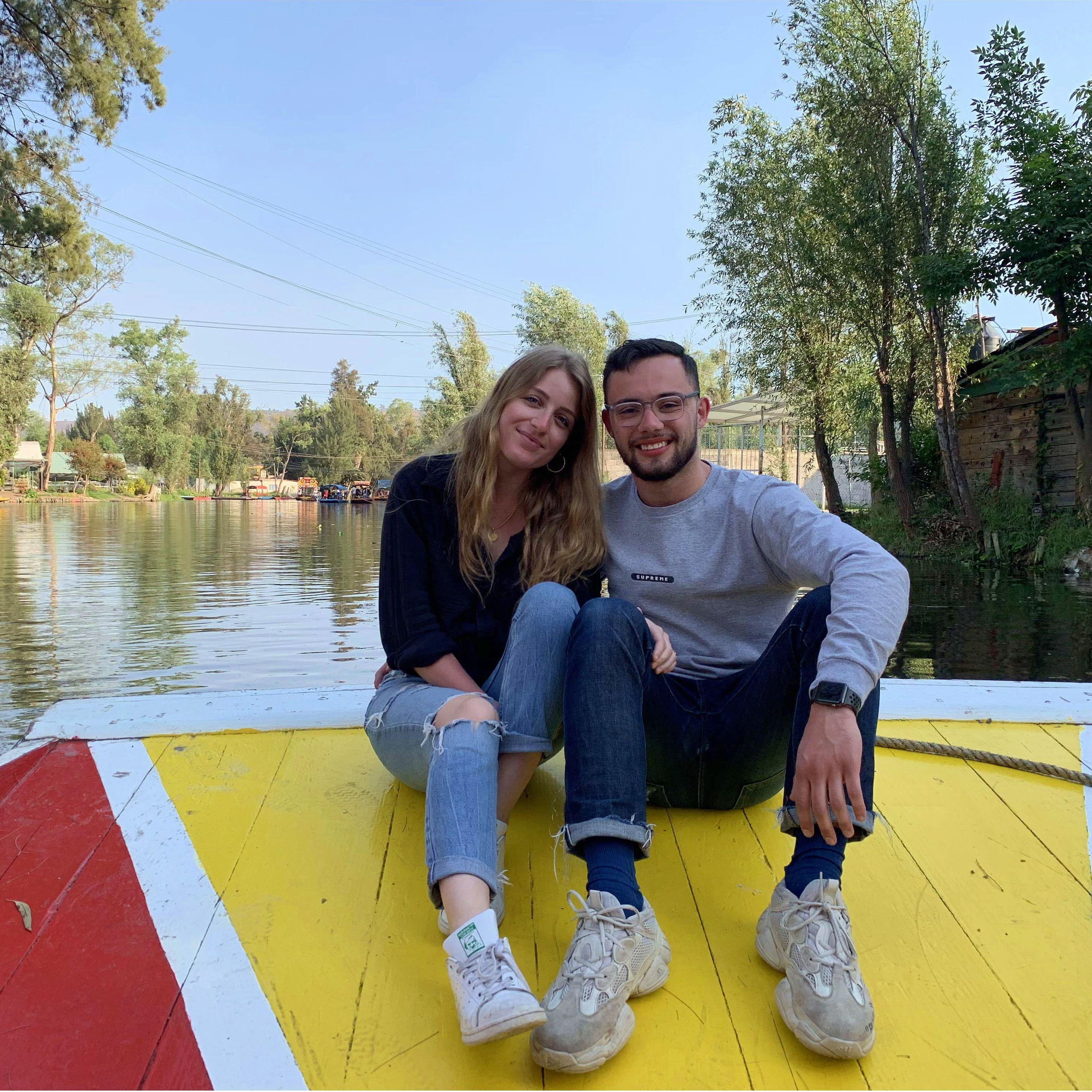 Our first-ever trip together, to Edgar's birthplace, Mexico City!