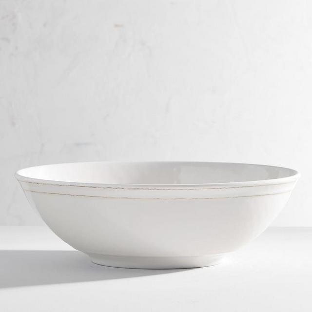 Cabana Melamine Oval Serve Bowl - Stone