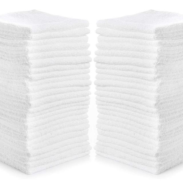 Cleaning Solutions 79078 Cotton Washcloths (24 Pack), White