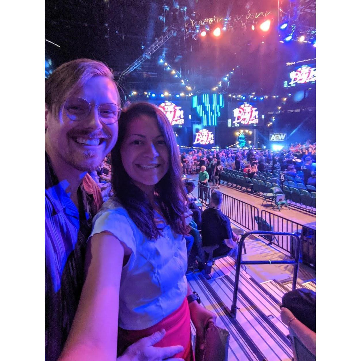 Our first AEW experience!