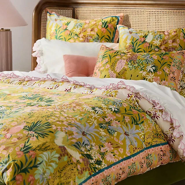 Organic Cotton Printed Sateen Duvet