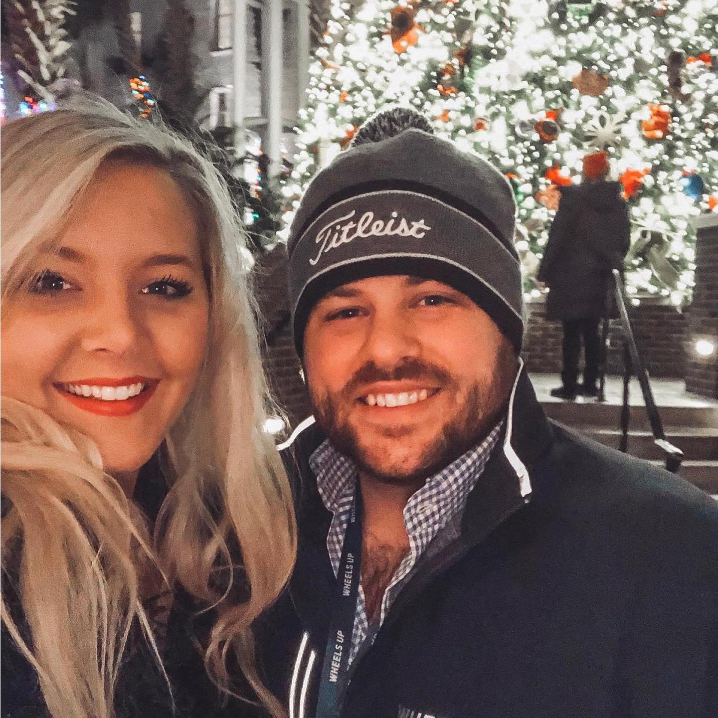 Christmas tree selfie!