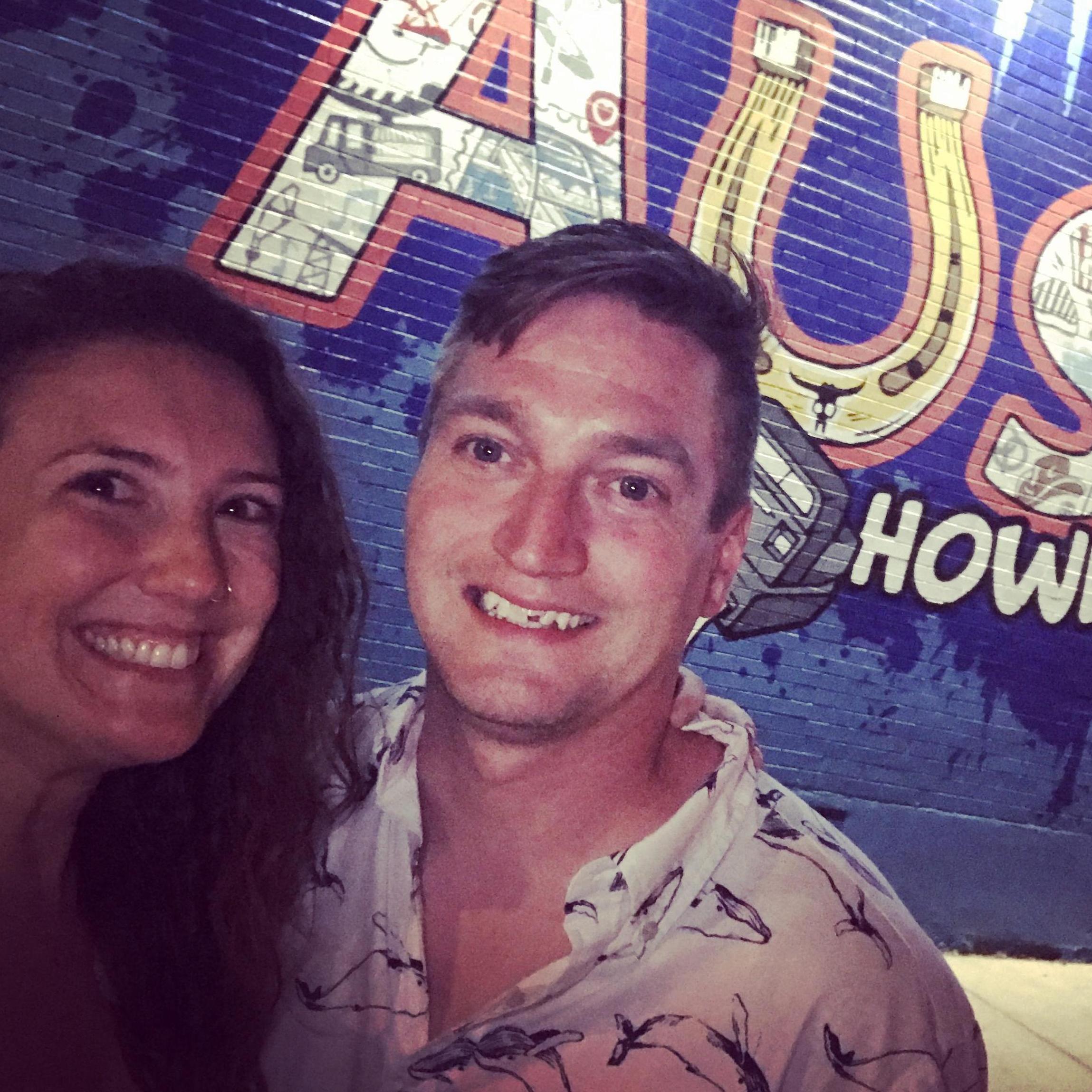 Always the best time when Eric came to Austin. This was right before we had to say goodbye for almost two months. :(