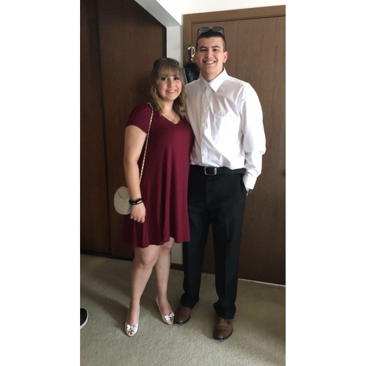 Celebrating Austin's Older brother getting married!