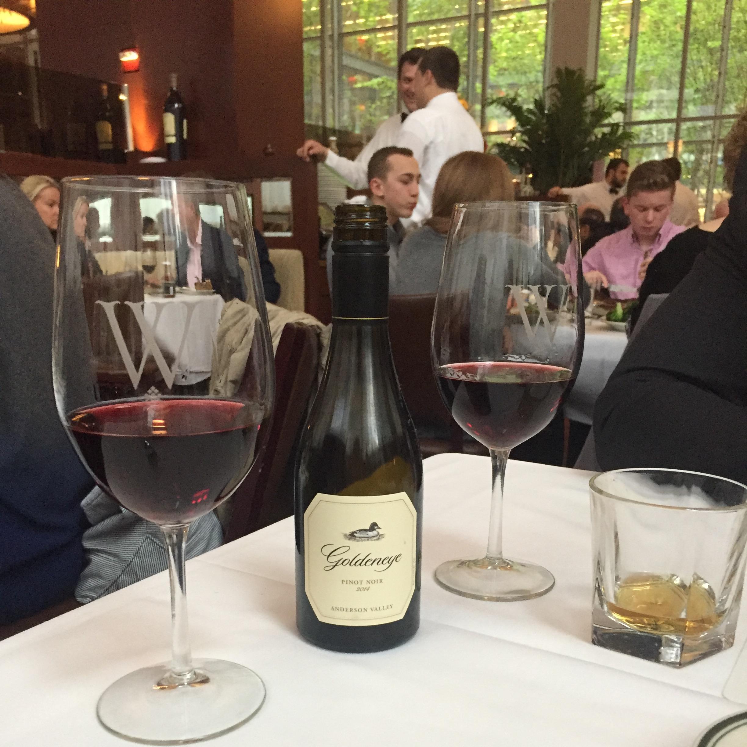 We started the evening with dinner and drinks at Wolfgang's.