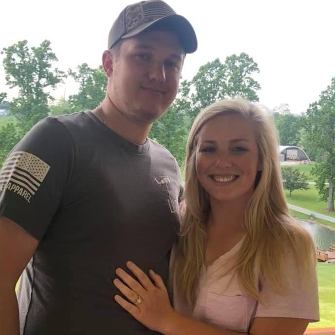 Right after he popped the question!