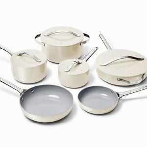 Ceramic Cookware & Minis Set | Nonstick Pots & Pans 16 Piece Set | Caraway