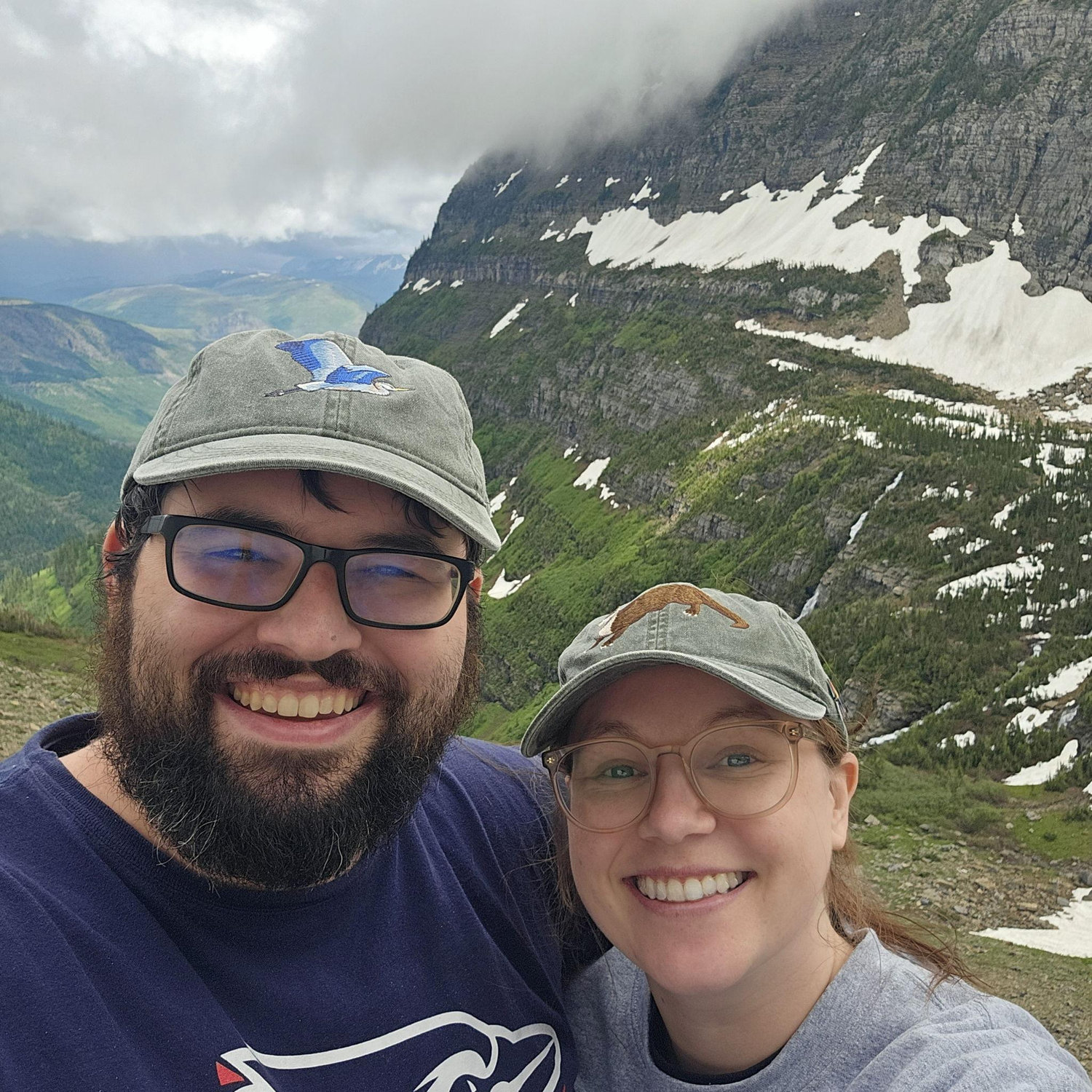 Taken in Glacier National Park on one of our road trips.