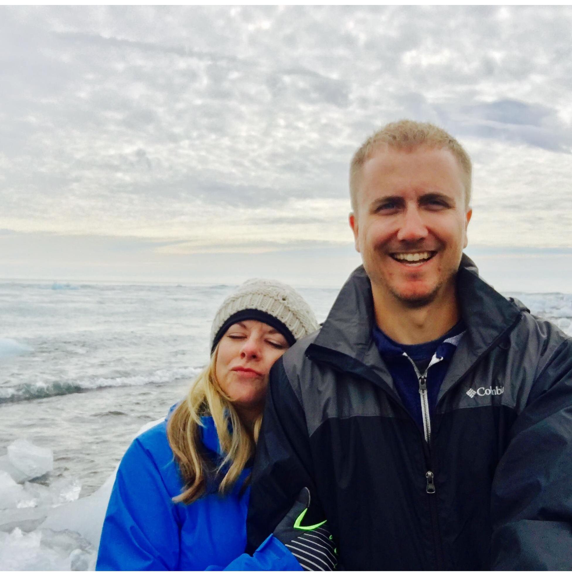 Our first out of the country trip together!! We love Iceland!