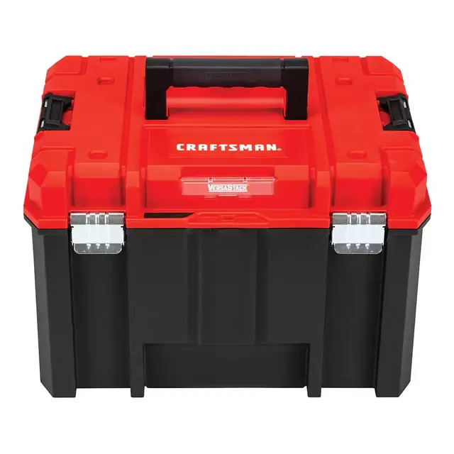 CRAFTSMAN VERSASTACK System 17-in Red Plastic Lockable Tool Box