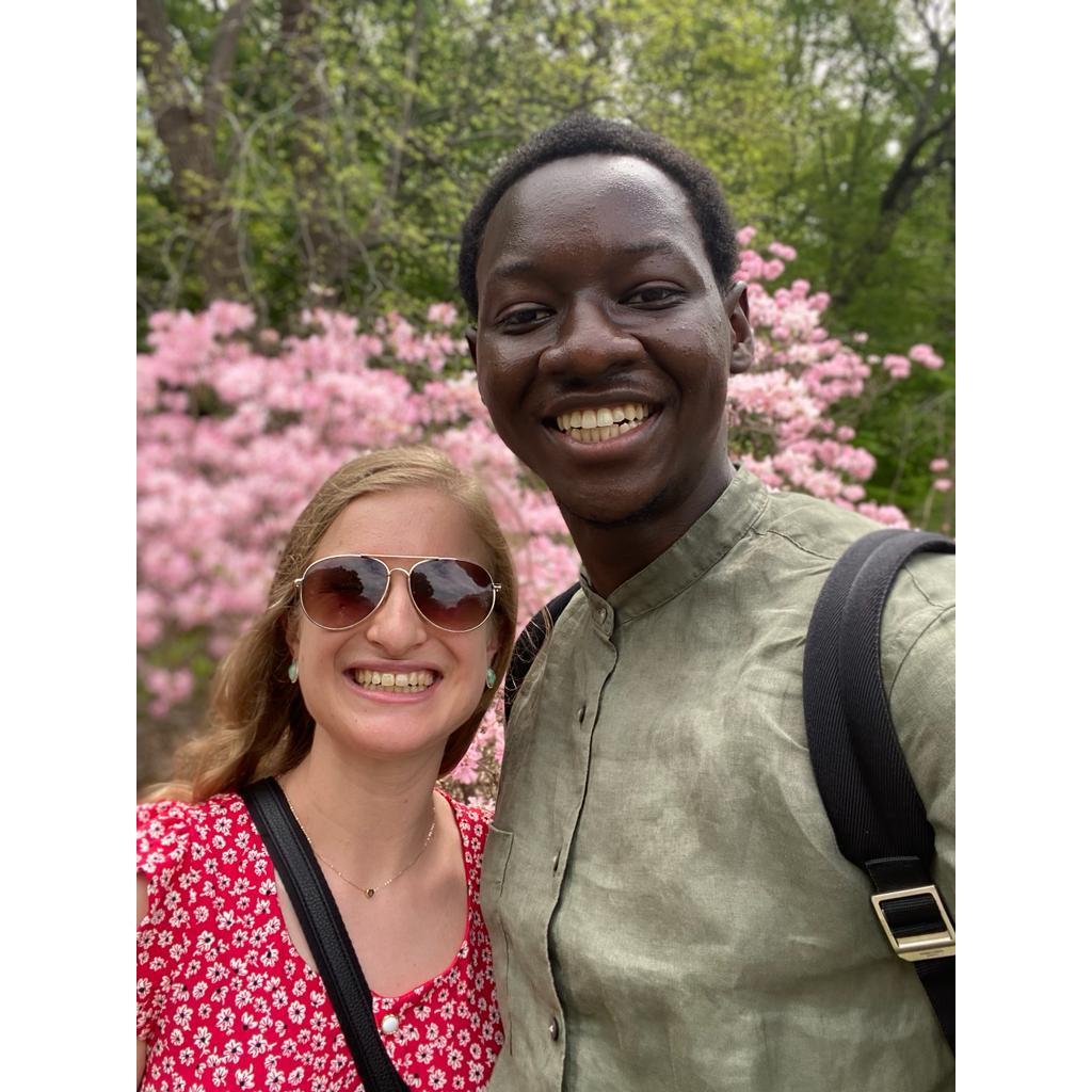 At the Harvard University Arnold Arboretum! One of our first dates!