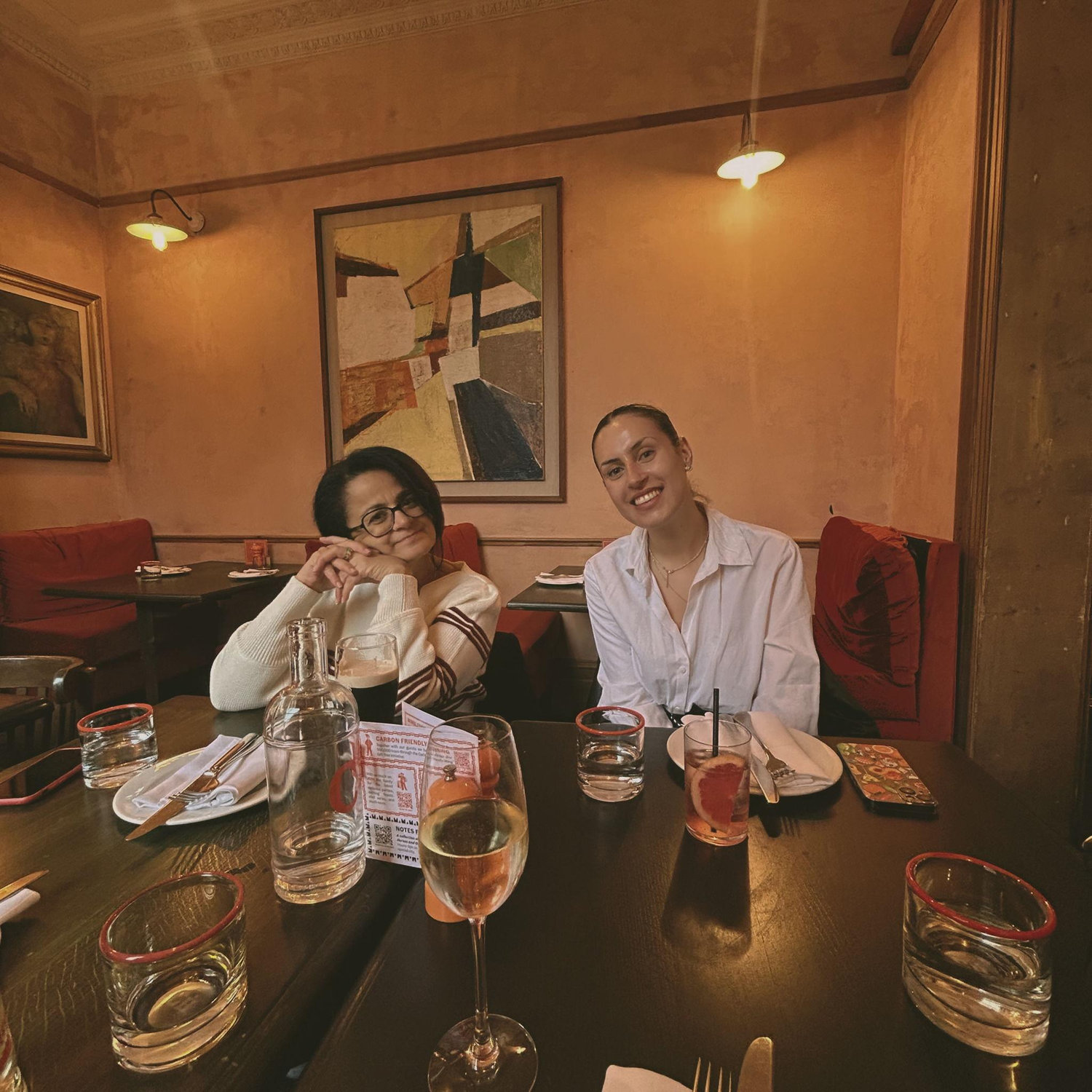 Maha & Eloise celebrating our engagement!