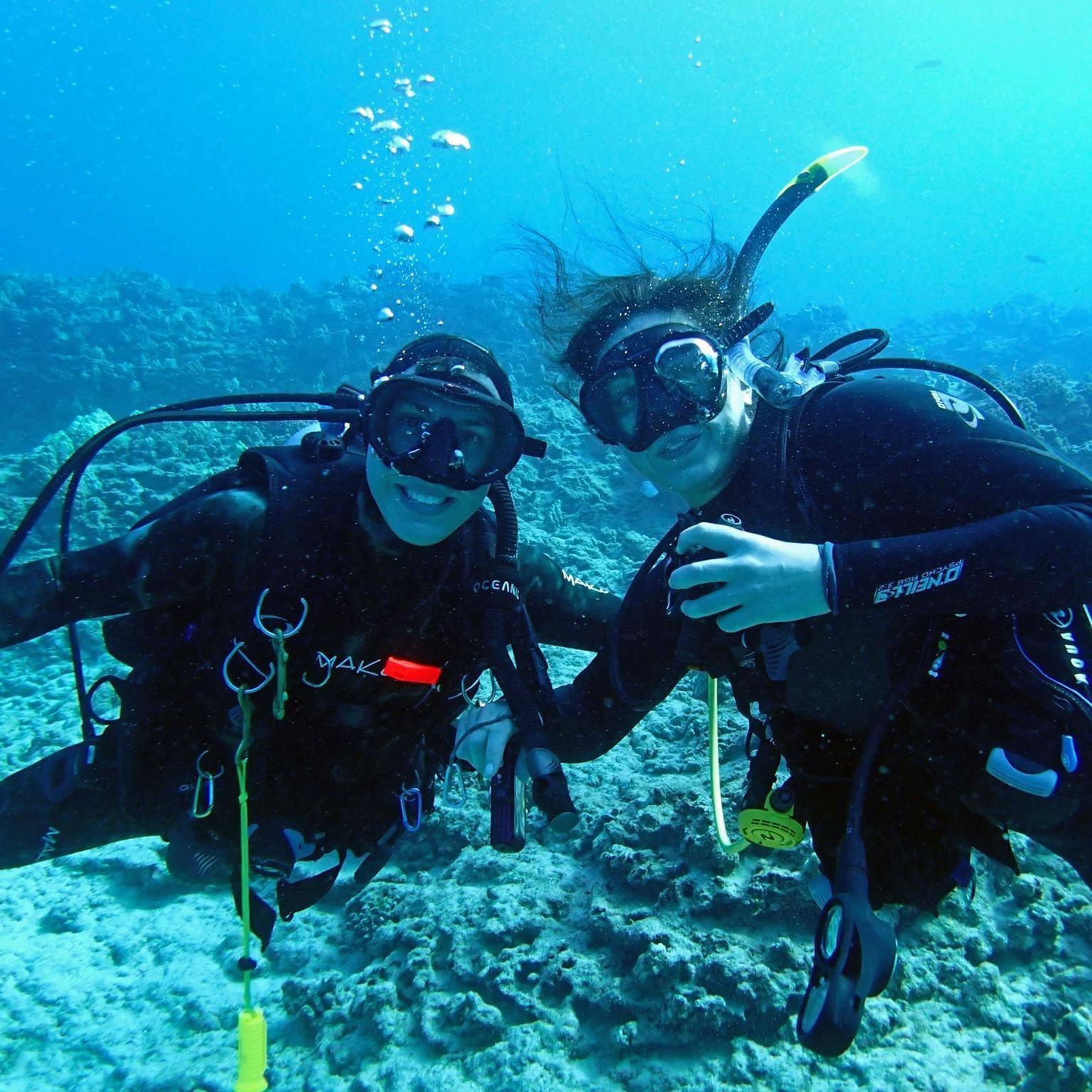 First dive together!