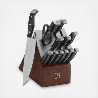 Statement 14-Piece Self-Sharpening Knife Block Set