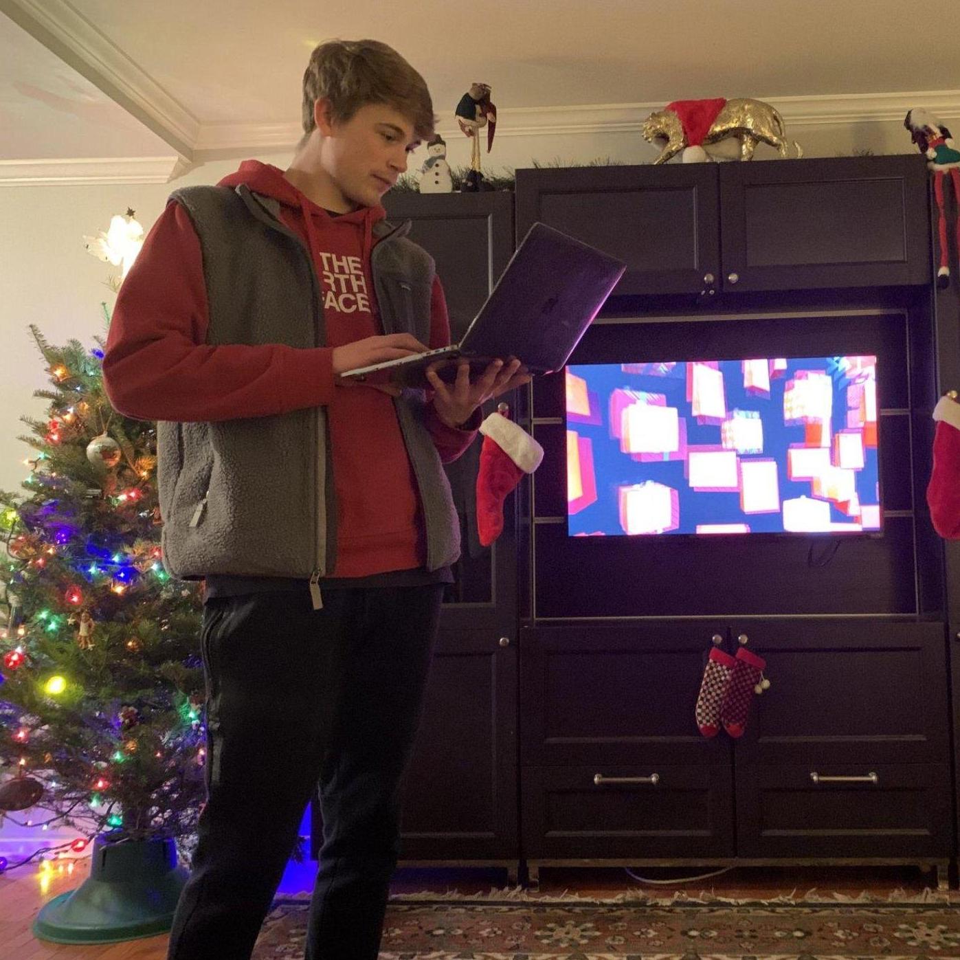 Our first time decorating for Christmas together!