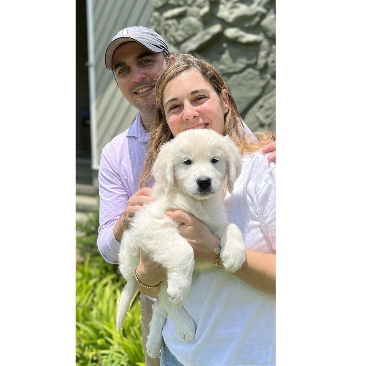Picking up baby Arnie in Alabama