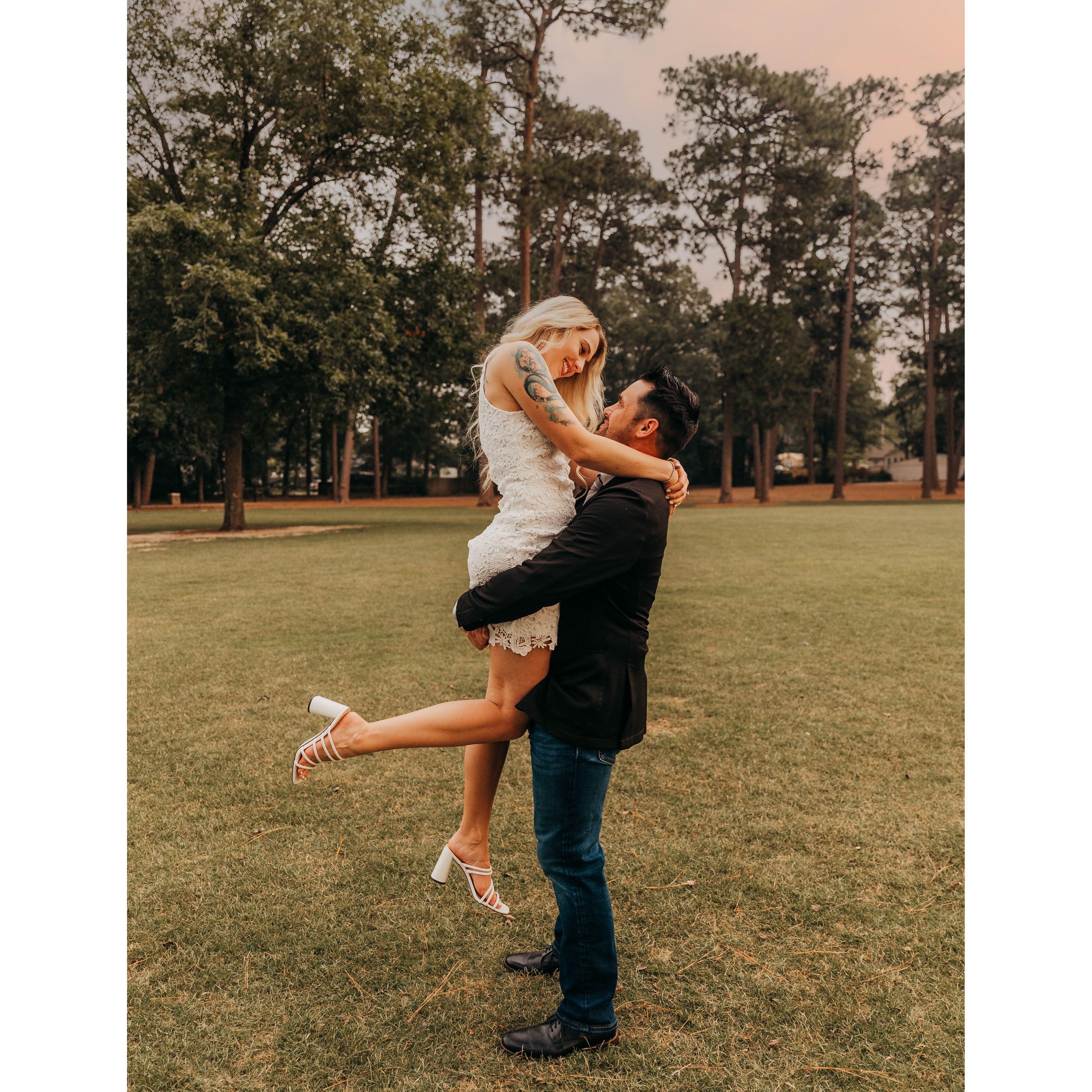 Photos from our legal marriage in July 2023