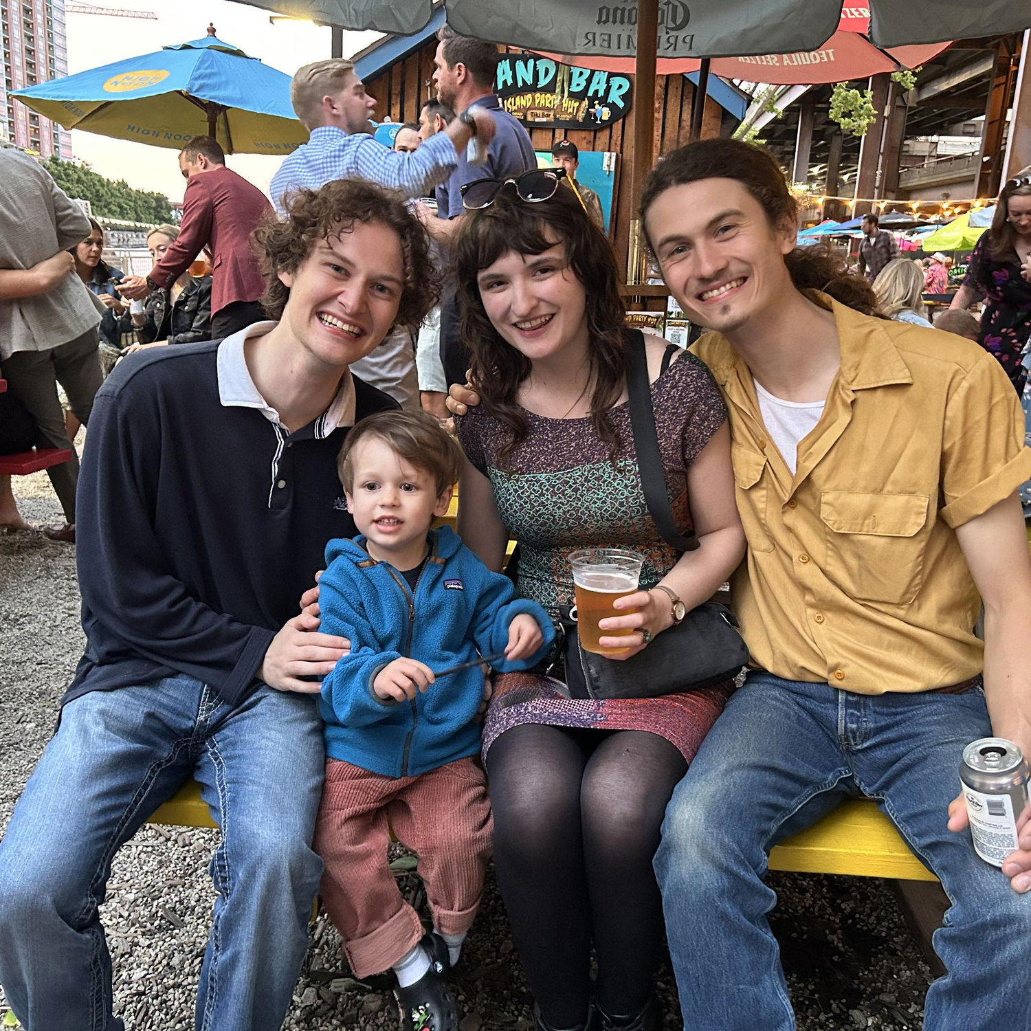 Spending time with family in Chicago.