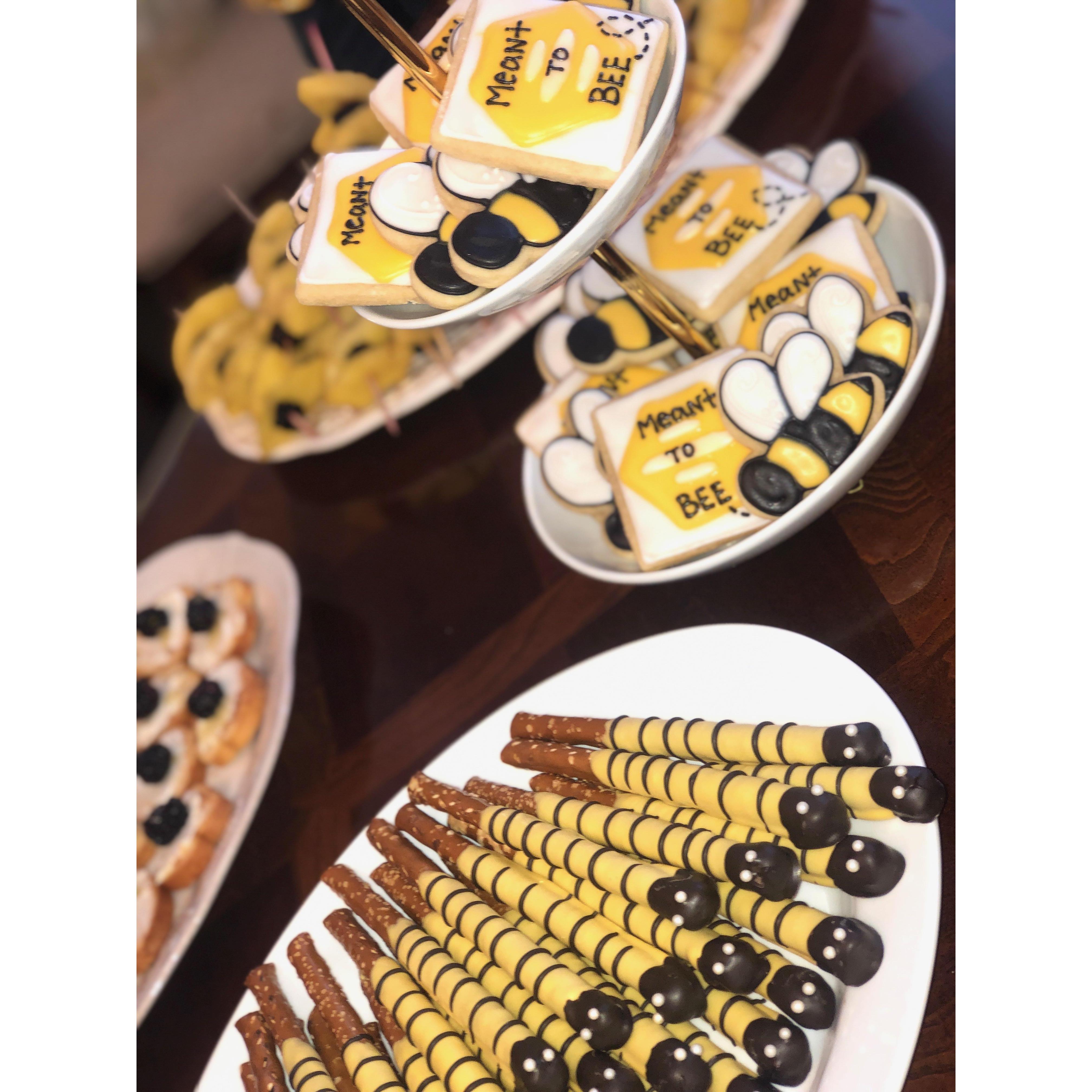 Bumble Bee themed due to us meeting on the dating app Bumble.