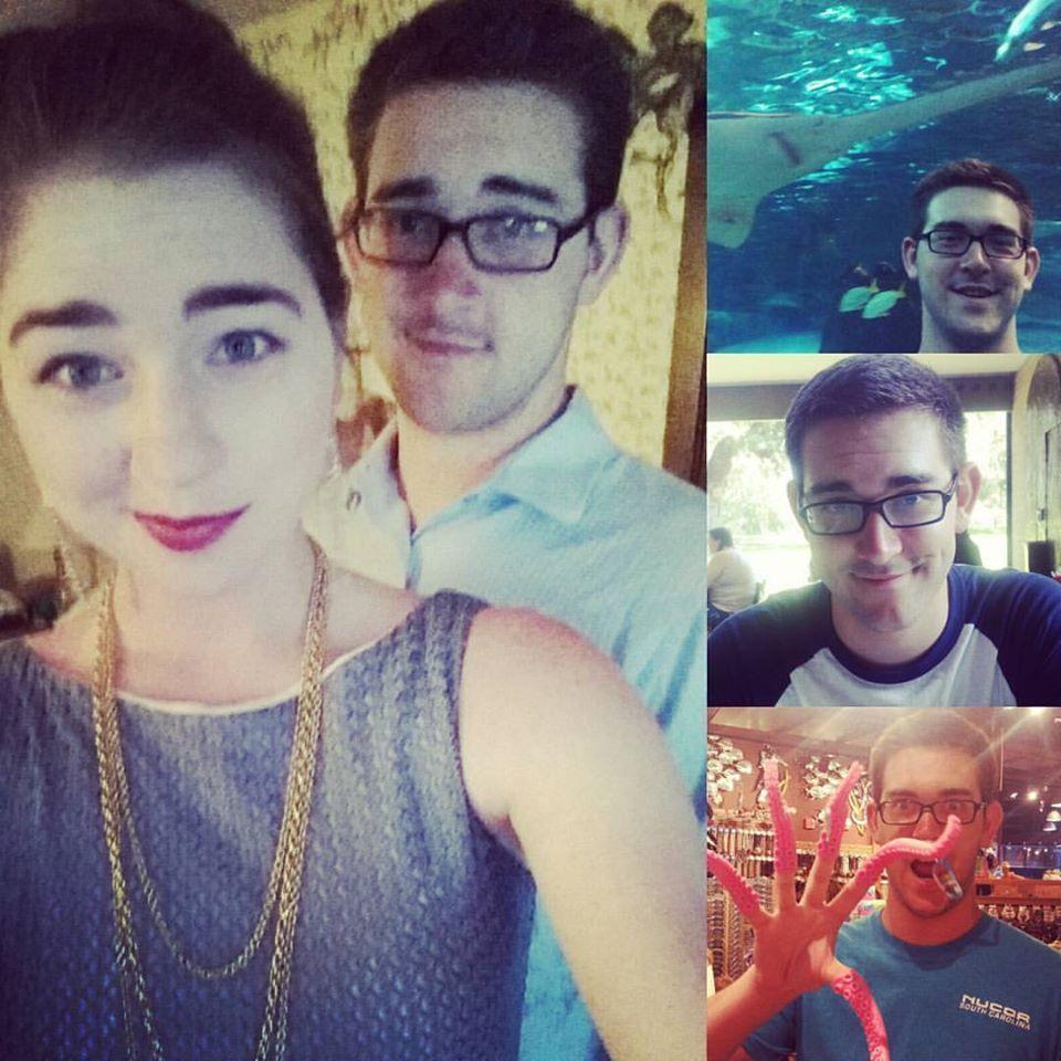 When we were away for a full summer in 2016, Sam paid for me to visit him min South Carolina. That trip is full of so many memories--but mostly Sam trying to scare me with fake octopus tentacles.