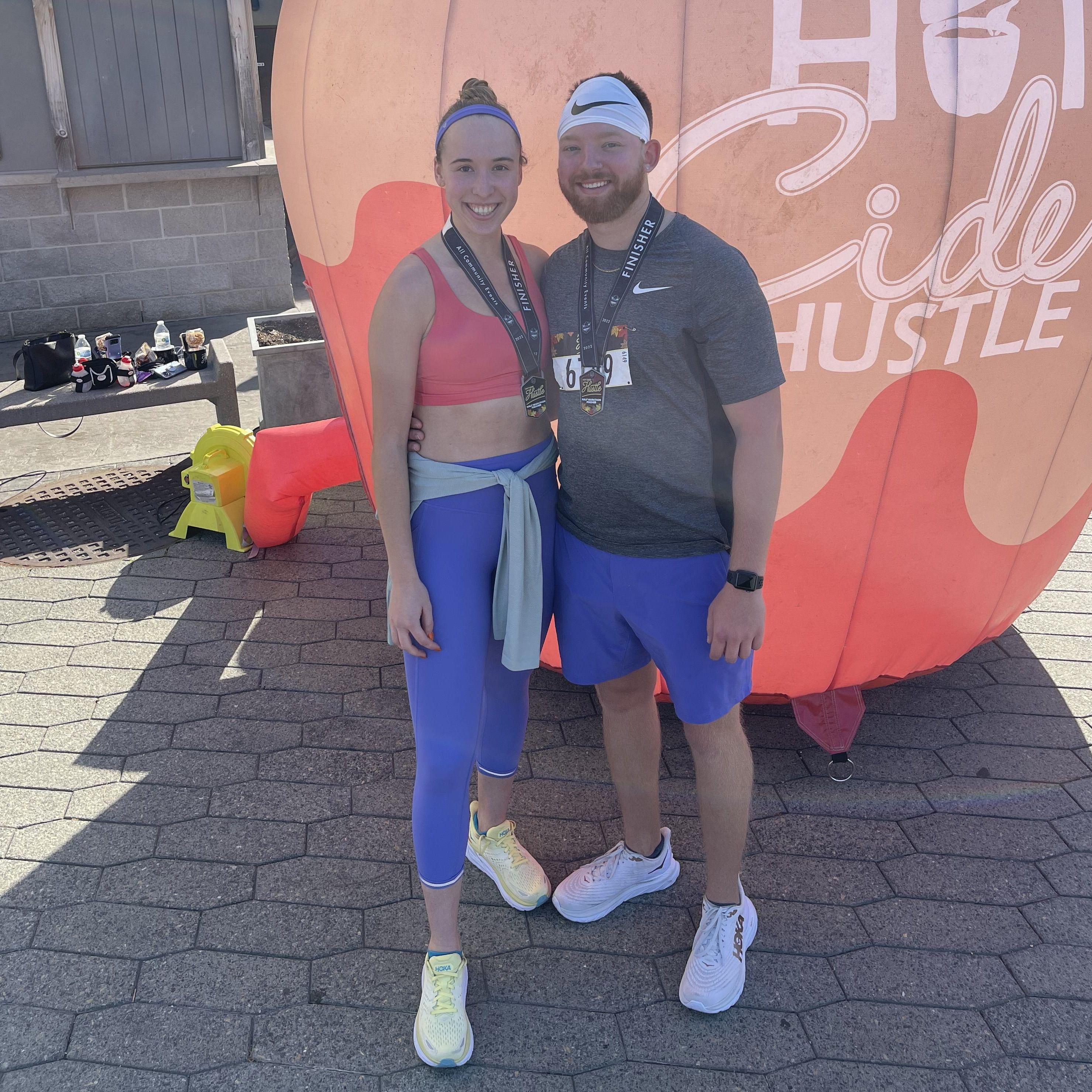 Finishing the infamous half marathon that started it all