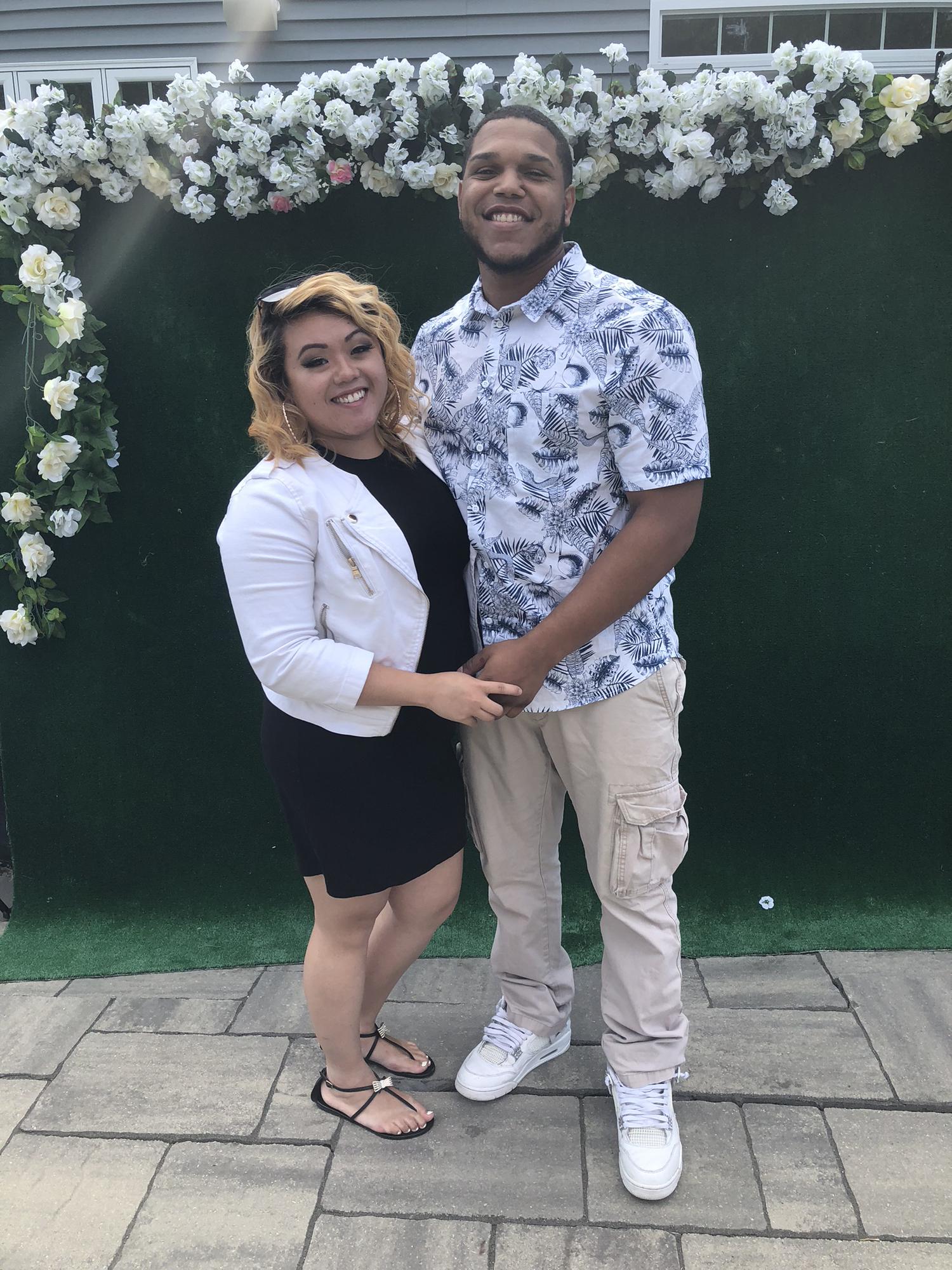 Our first time attending a bridal shower.