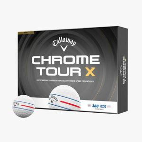Chrome Tour X 360 Triple Track Golf Balls