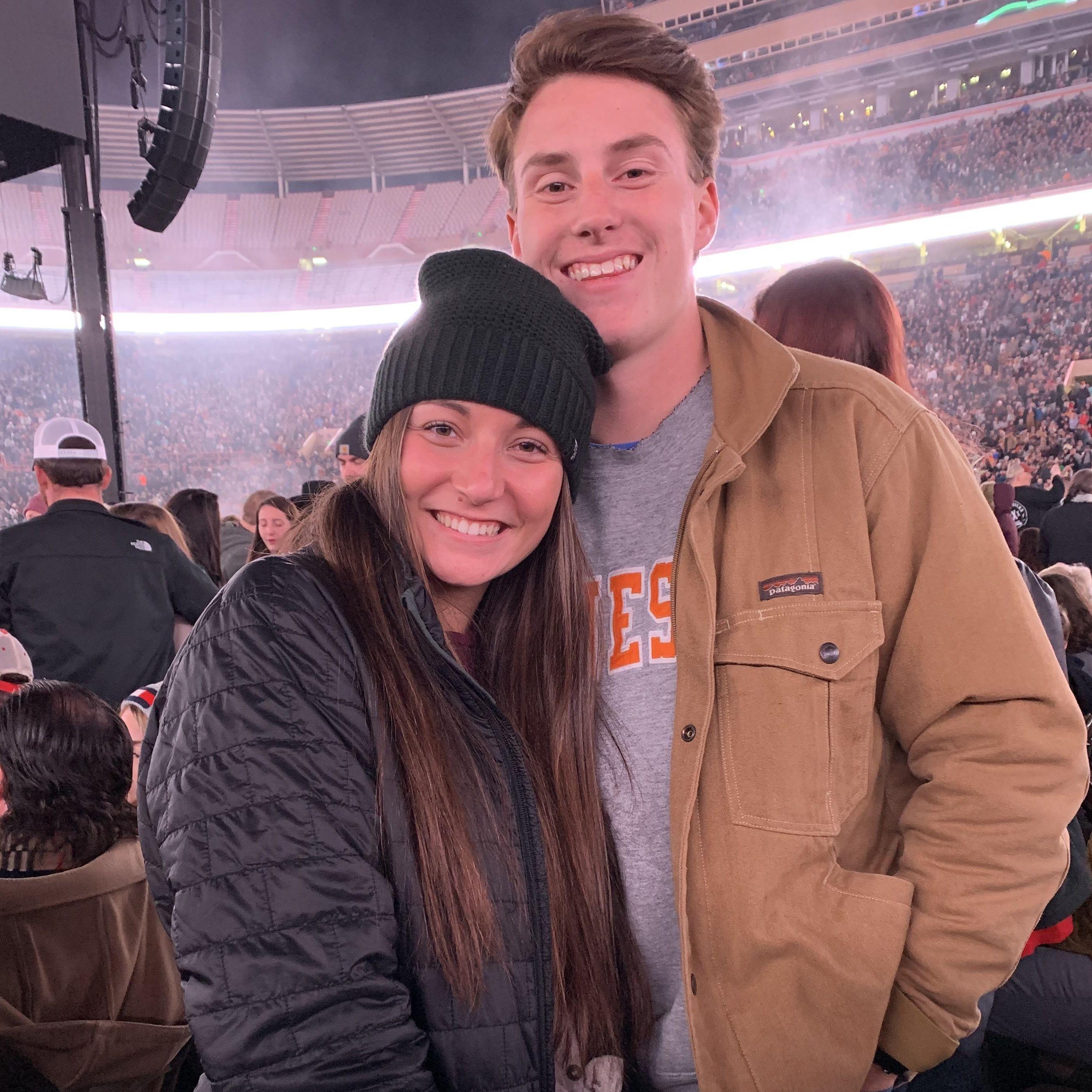 Cade's 19th birthday seeing Garth Brooks in Neyland, November 2019