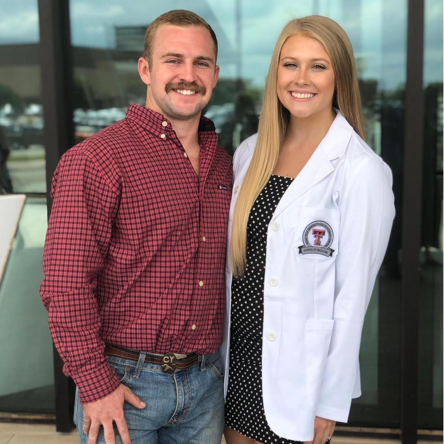 The day all of our prayers paid off and I received my white coat to attend Texas Tech School of Medicine.