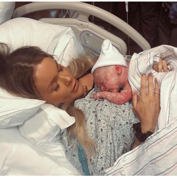 Heather and Christian welcomed Hudson Graham Kuntz to the world on April 16th, 2020, which is actually Heather's Parent's wedding anniversary.