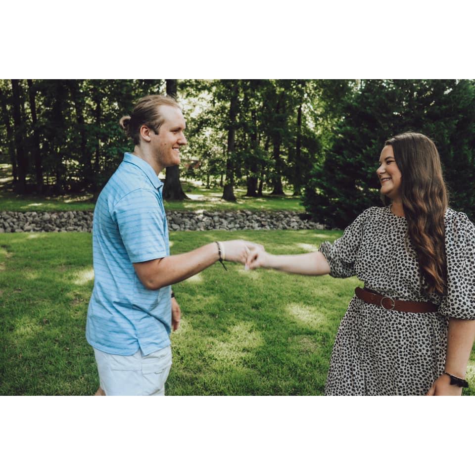 right after he proposed!