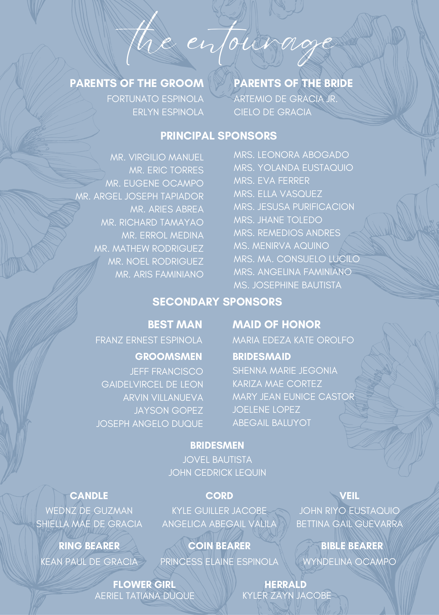 The Wedding Website of Deciel Jacobe and Filbert Espinola