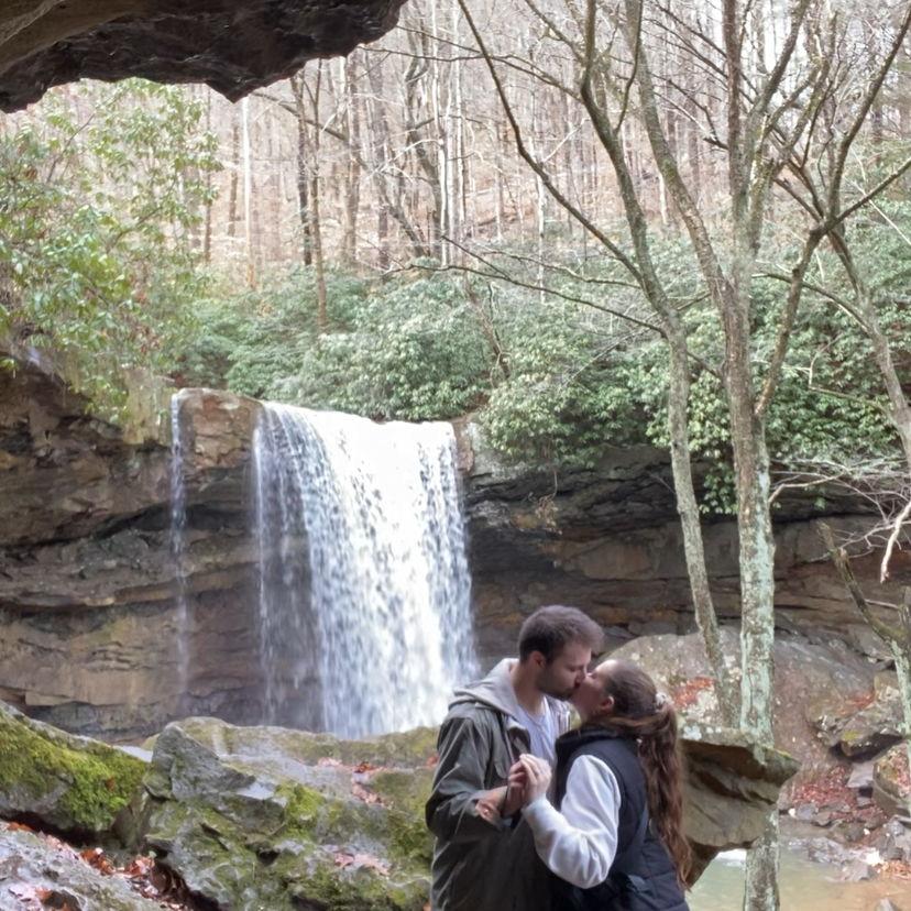 Just after we got engaged