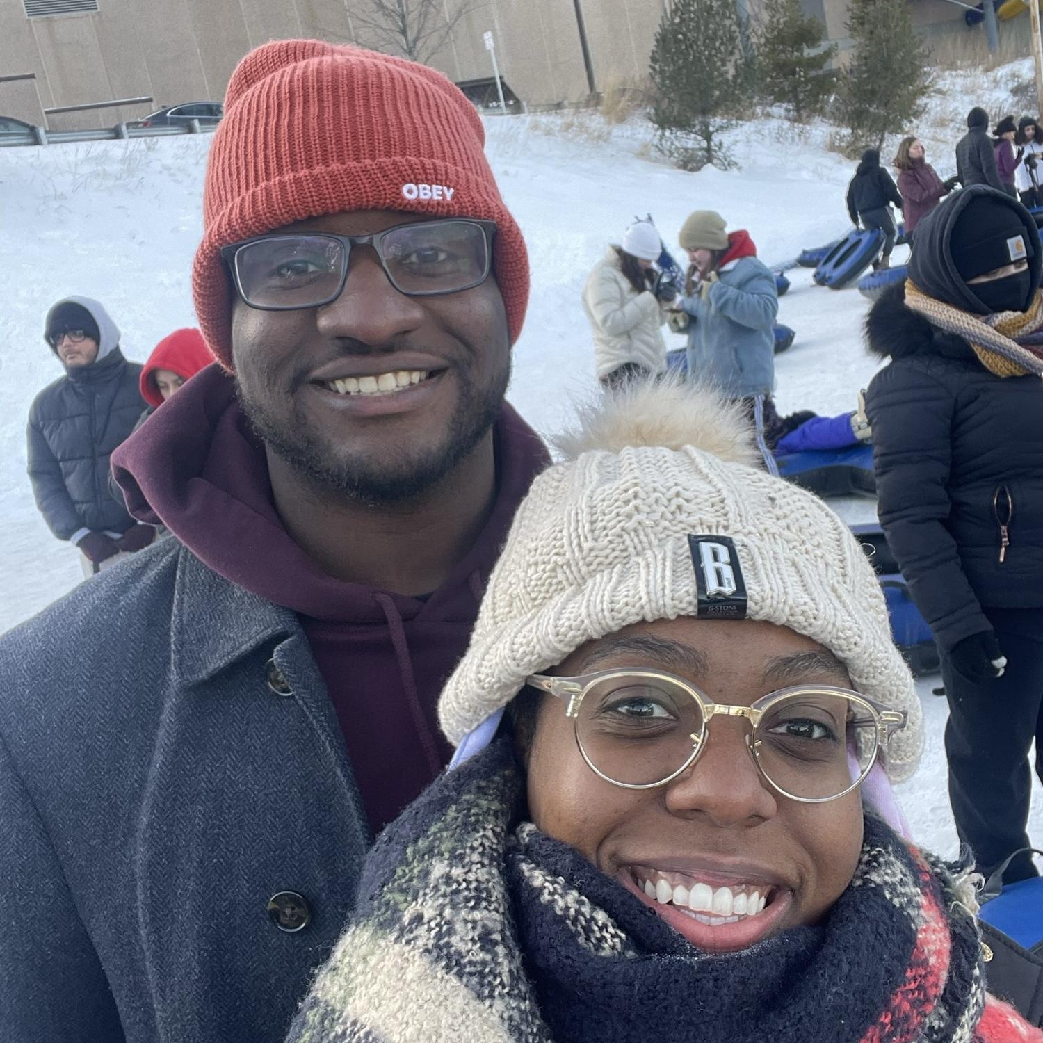 Snow tubing in the Poconos!