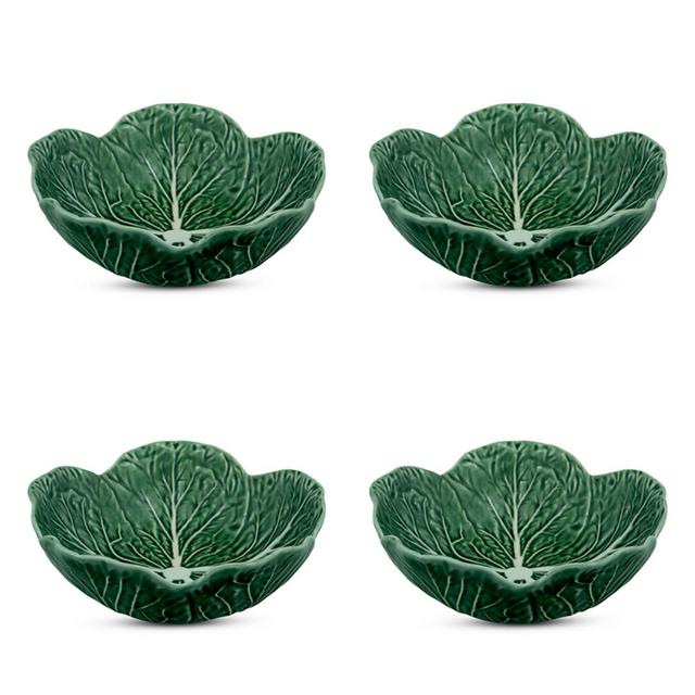 Bordallo Pinheiro Cabbage Cereal Bowl, Set of 4