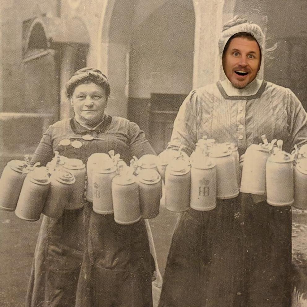 The sexy servers of the Brauhaus, Munich Germany