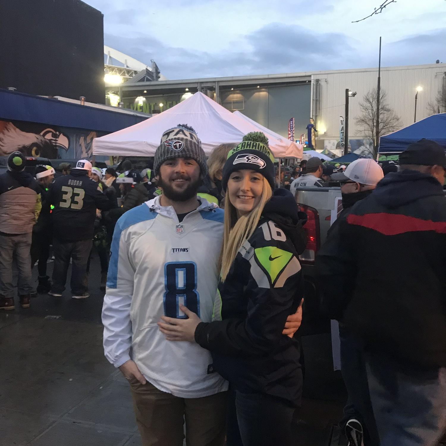 First Seahawks game!!