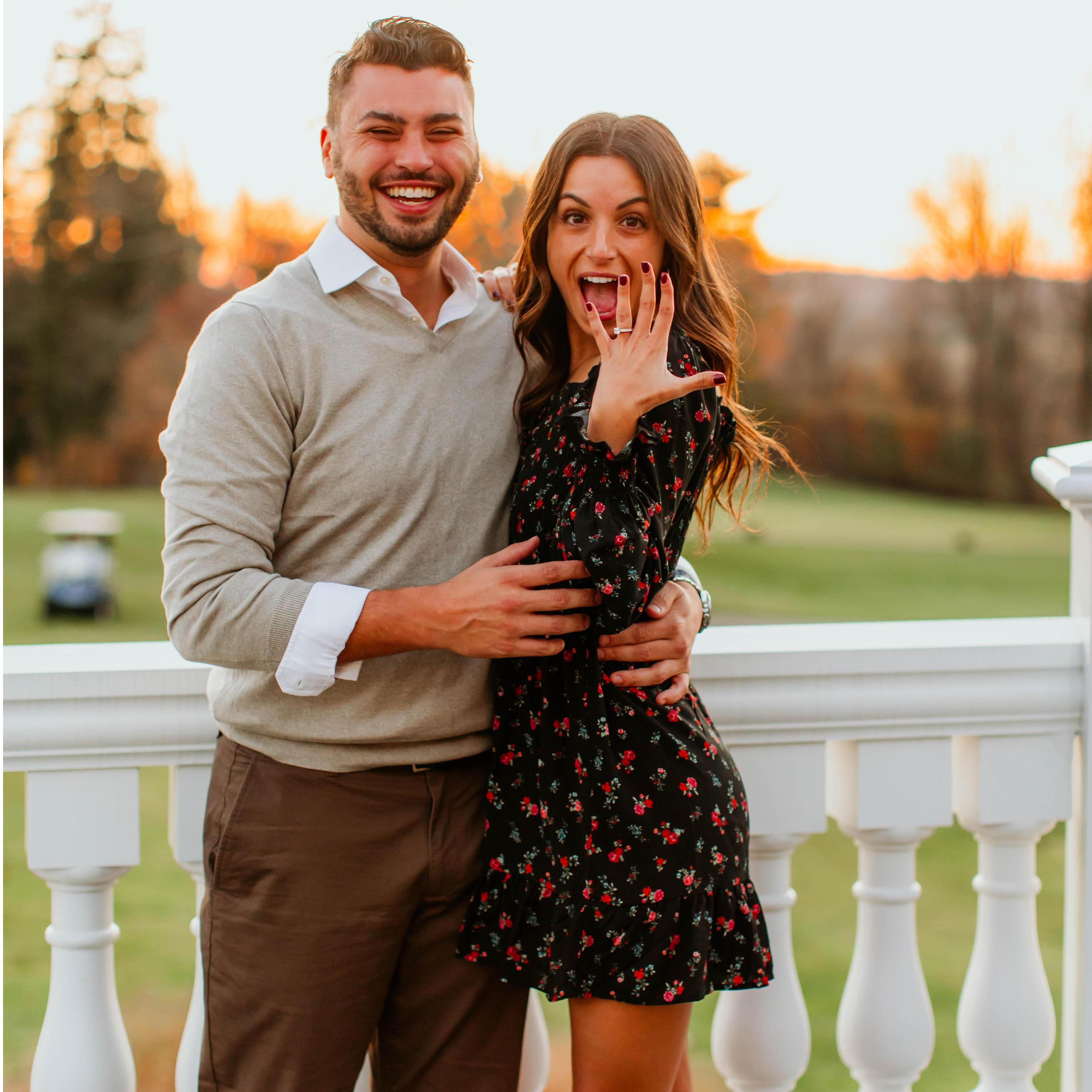November 7, 2020 - The night we got engaged!