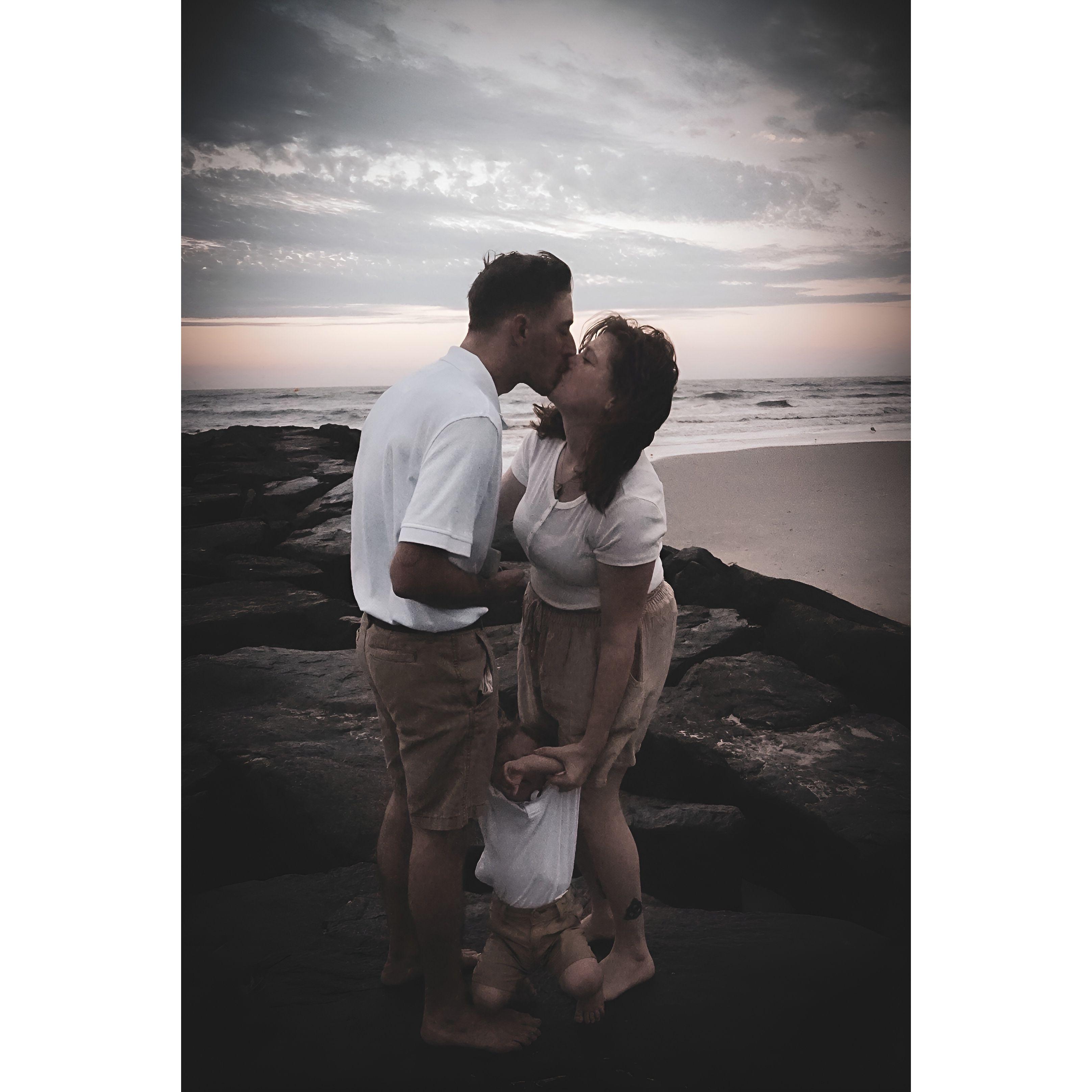 The moment we got engaged!