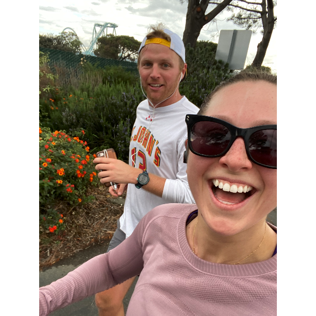 We still did our half marathon the day after the world shut down in March 2020