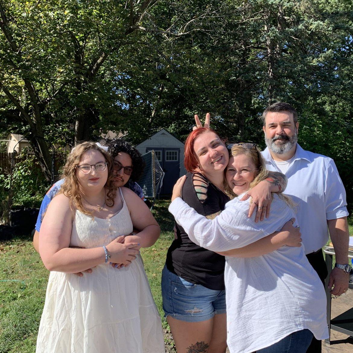 Engagement party photos with Bri, Kelly and Erick!