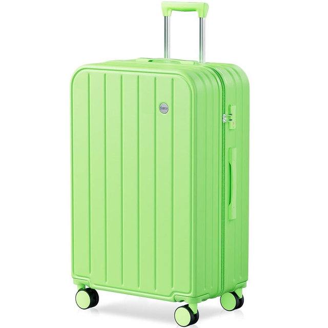 AnyZip Suitcase, Large 28 Inch Luggage with Wheels, PC ABS Lightweight Checked Luggage Hard Shell TSA Lock Luggage with Long-Term Travel (Lighgreen)
