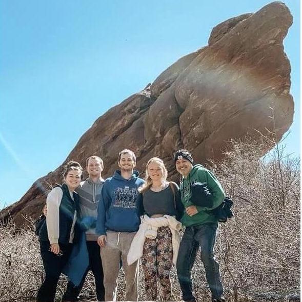 Visit to Red Rocks Park in Colorado with Lexi, Kyle, and Todd (grooms sister, brother-in-law, and father)